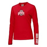 Nike Ohio State Buckeyes Scarlet Ladies Classic Logo Long Sleeve T-shirt