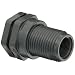 Hayward PVC Bulkhead Fitting, Class 150, EPDM Gasket, 1" Threaded
