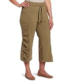 Neon Buddha Womens Plus-size Sassy Ruched Leg Capri Shirt
