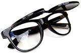 Black Flip Up Wayfarer Style Glasses