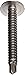 Small Parts 0824KPM410 410 Stainless Steel Self-Drilling Screw, Plain Finish, Modified Truss Head, Phillips Drive, #2 Drill Point, #8-18 Thread Size, 1-1/2