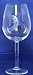 Individually Hand Etched Kokopelli White Wine Glass 9" Set / 4