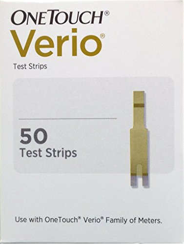 One Touch Verio Diabetic Test Strips, DME White Box, 50 Ct.