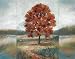 Evening Oak by Diann Haist. CANVAS WITH BRUSHSTROKES with 3/4 inch bars. 30.00 inches width by 24.00 inches height. Highest Quality Art Poster Print