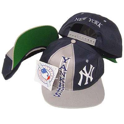 MLB NEW YORK YANKEES OLD SCHOOL FLAT BILL SNAP BACK HAT
