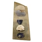 Chakra Plate 02 Aventurine Slab Lapis Desert Rose Sodalite Blue Lace Agate Crystal Healing 5.3