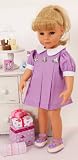 FRILLY LILY Lilac Spotty Dress small size for 14-18 inch Dolls [35-45 cm ] Dress only