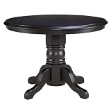 Kitchen & Housewares : Black Pedestal Dining Table