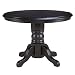 Kitchen & Housewares : Black Pedestal Dining Table