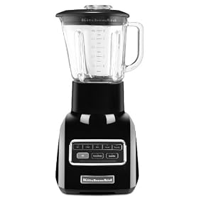 Buy KitchenAid 5-Speed Blender with 48-Ounce Glass and 24-Ounce Accessory Jar, Onyx Black