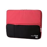 ELECOM PC用インナーバッグ ACアダプタ等小物収納ポケット付 15.6インチ レッド BM-IBPT15RD