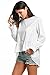 Meaneor Women's Ruffle Peplum High Low Swing Dressy Top Blouse, White, Medium