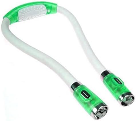 Huglight LED Light Handsfree Hug Neck Reading Book Light (Green)