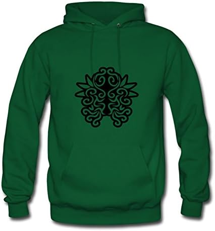 Ellarnett Men 14_tribal_1c Designed Hoodies (large,green)