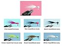 Mini Foo Jig Standard 1/32, 1/64 and 1/16 oz. Color: Pink head/Pink body; Weight: 1/16 oz.