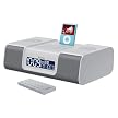 iHome Dual Alarm Clock Radio for iPod - Silver (iP9SR)