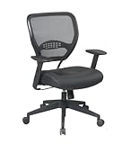 Professional Managers Chair with Air Grid Back and Leather Seat