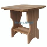 Outdoor Patio Adirondack Magazine Square Side Table