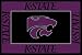 Kansas State Wildcats 4 x 6 Area Rug