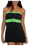 It Figures Women's Mod Squad Bandeau Swimdress