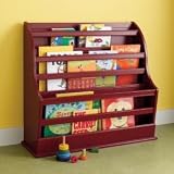 Kids Bookcases: Kids Red Floor Book Bin