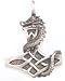 Thor DRAGON THOR'S HAMMER Real Pewter PENDANT Necklace