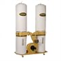 Powermatic 1791075BK Model PM1900 3 HP 1-Phase Dust Collector with Bag Filter Kit