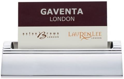 Ribbed Desktop Card Holder by Aston Brown