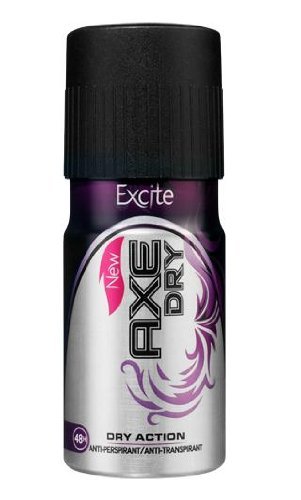 Axe Dry Action Deodorant Anti-perspirant Excite 5 Oz/ 150 Ml (Pack of 3)