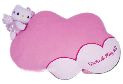 Sanrio Hello Kitty Plush Pillow Car Headrest - cloud