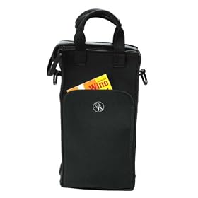 The Wine Enthusiast Vintote Neoprene 2-Bottle Carrier