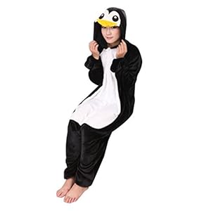 KSJK Unisex Adult Super Cute Animal Penguin Cosplay Costume Onepiece Dress