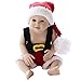 Jastore® Infant Newborn Costume Photography Prop Santa Claus Crochet Knitted (Style 2)