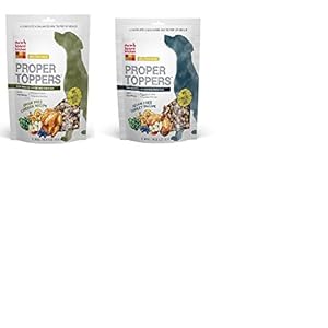 2 Pack The Honest Kitchen Proper Toppers: Grain-Free Superfood Dog Food 1 Chicken 1 Turkey 5.5oz Each 2 Pack The Honest Kitchen Proper Toppers: Grain-Free Superfood Dog Food 1 Chicken 1 Turkey 5.5oz Each