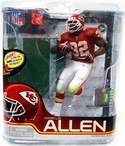 McFarlane Toys NFL Sports Picks Series 27 Action Figure Marcus Allen (Kansas City Chiefs) Red Jersey