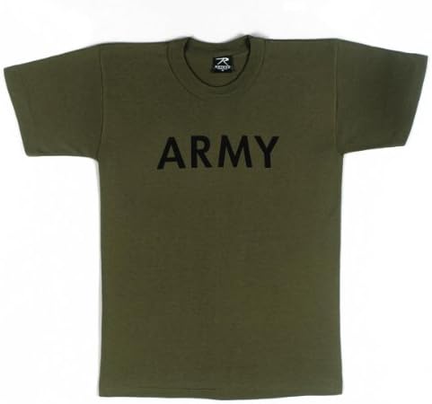 Military Olive Drab Physical Training T-Shirt w/ Army Logo