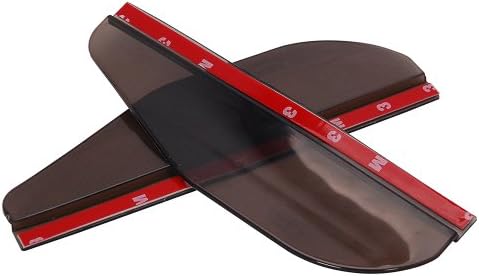 Smoke Flexible Rearview Side Mirror Sun Visor Shade Rain Shielding Board For Honda Lexus Toyota Mazda Nissan