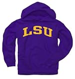 LSU Tigers Youth Purple Arch Hooded Sweatshirt