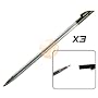 3-Pack Stylus for Palm Tungsten C / Tungsten W, Metal w / reset pin