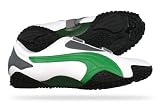 New Puma Mostro Leather Mens Trainers – White / Green