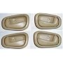1998-2002 Set of 4 Toyota Corolla Tan 2 LH Left Hand Drivers and 2 RH Right Hand Passenger Inside Door Handle Set 1999 2000 2001 Toyota Corolla Driver / Passengers Indoor Han 98 99 00 01 02