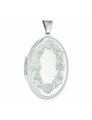 Genuine .925 Sterling Silver High Polished Front Oval Locket 3.6 Grams. 100% Satisfaction Guaranteed.