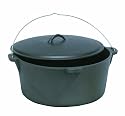 Texsport Cast Iron Dutch Oven without Legs - 8 Quart
