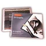 Derwent 24 Graphic Pencil Complete Tin
