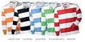 Rugby Shirt Striped, viele Farben & Größen