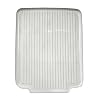 Dish Drainer - Plastic Drain Board (White) (1.25"H x 20"L x 16"W)