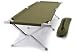 Big Bear Military AIRCRAFT GRADE Aluminum Frame Cot Olive Green Featuring 600D Washable and Mildew Resistant Polyester Fabric and LED Flashlight!