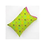 Bright Green Purple Black Blue Orange Pink Peace Love Full Size Kids Teens Sheet Set