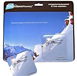 Ski Coaster & Computer Mouse Mat Set A Great Chirstmas Gift