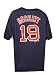 Josh Beckett Boston Red Sox Navy Jersey Name & Number T-Shirt